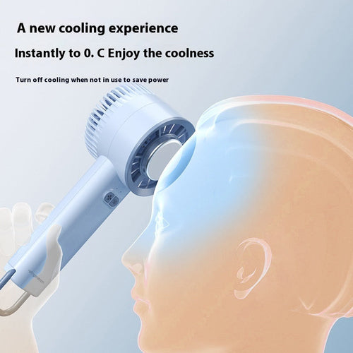 2024 Summer Gadget Handheld Turbo Jet Fan Mini Portable Ice Cold Fan