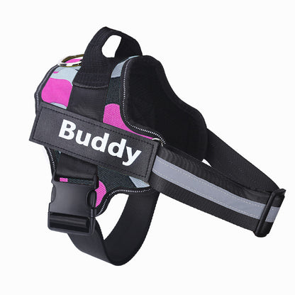 Personalized Dog Harness Breathable Adjustable Pet Harness Vest