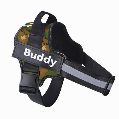 Personalized Dog Harness Breathable Adjustable Pet Harness Vest