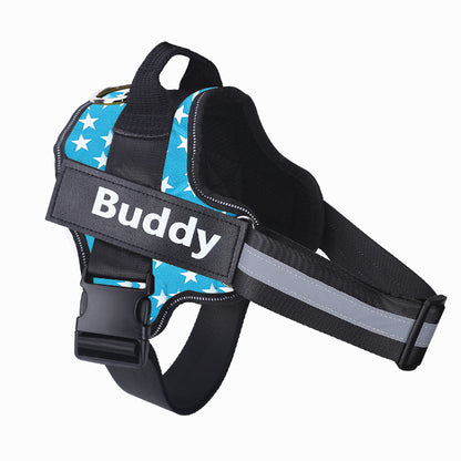 Personalized Dog Harness Breathable Adjustable Pet Harness Vest