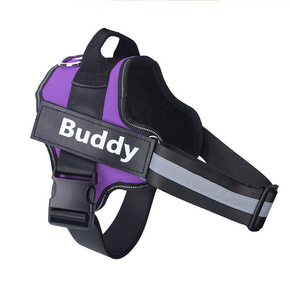 Personalized Dog Harness Breathable Adjustable Pet Harness Vest