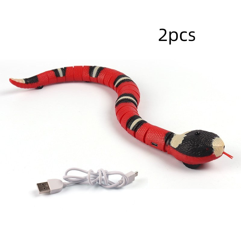 Smart Sensing Interactive Cat Toys Automatic Eletronic Snake