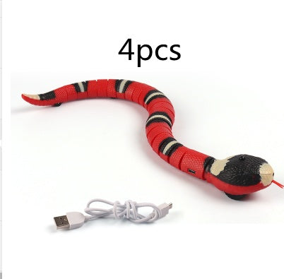 Smart Sensing Interactive Cat Toys Automatic Eletronic Snake